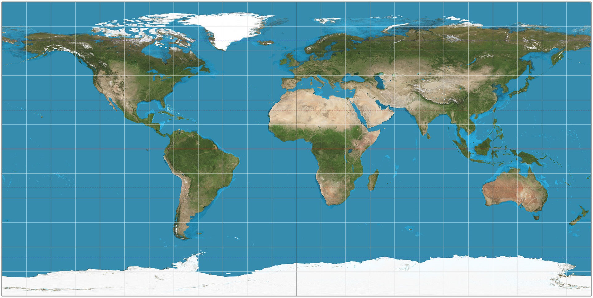 Map of Earth